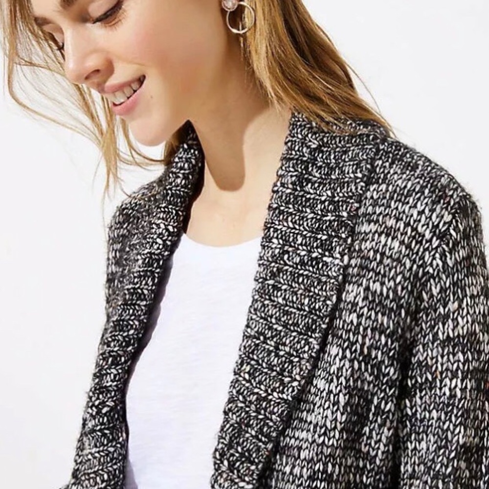 Loft Open Front Cardigan